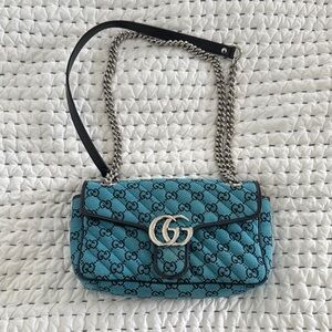Gucci Blue Monogram Bag